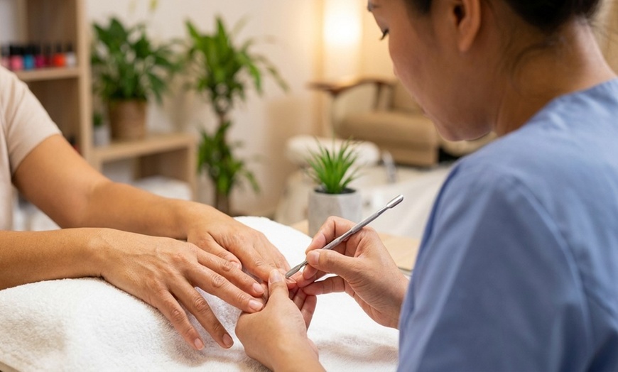 Image 6: Pedicure, Gel or Russian UV Manicure, Mani-Pedi, or Three Mani-Pedis