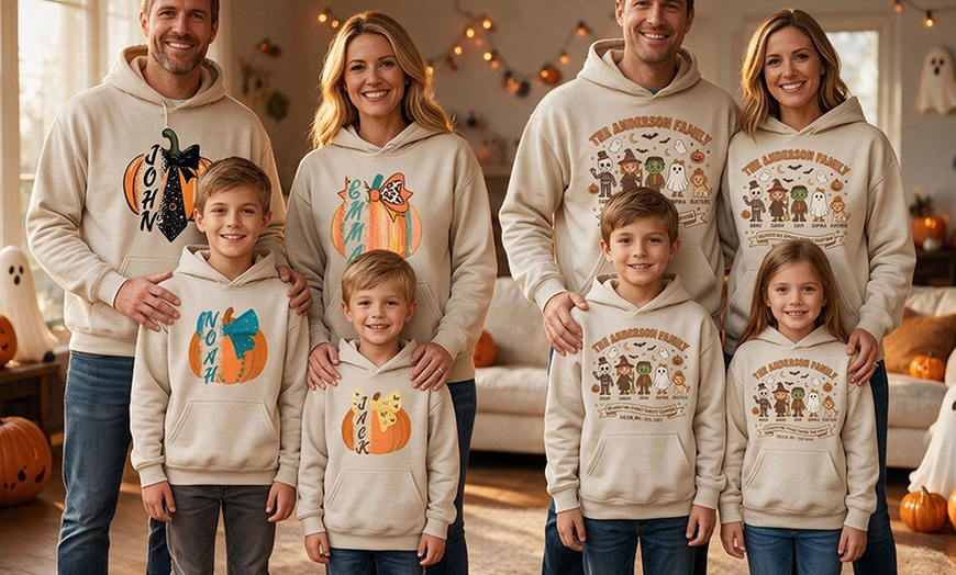 Image 19: Personalize a unisex hoodie for the perfect gift or stylish comfort!