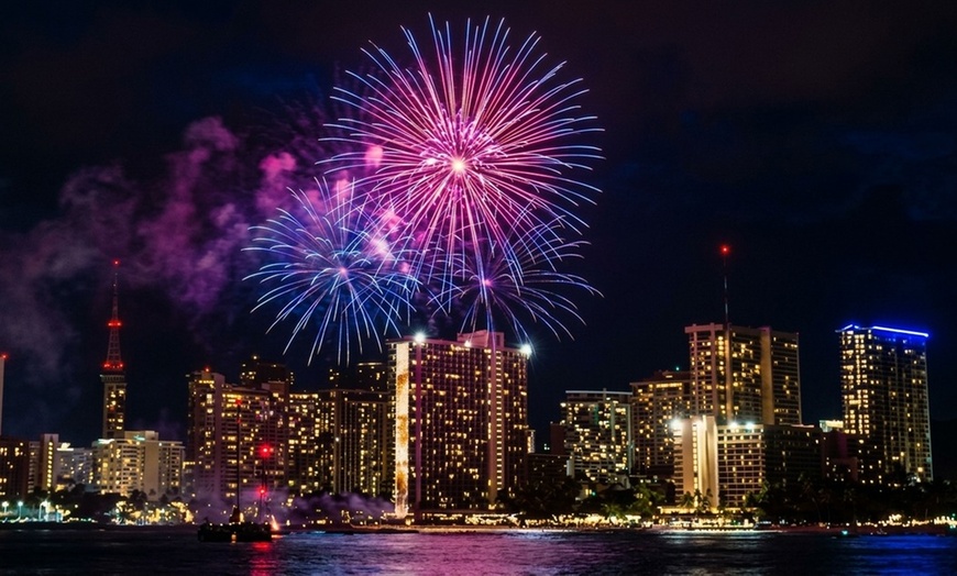 Image 8: Friday Night BYOB Fireworks Cruise with Waikīkī Ocean Views