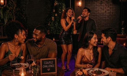 Couples Bad Karaoke Night for Two (Dinner, Games & Karaoke) - Shot at Love LLC