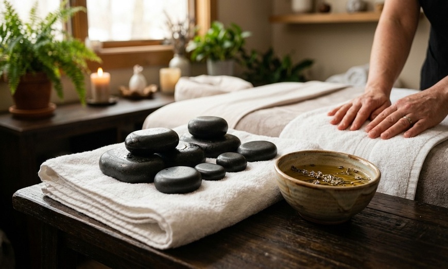 Image 6: Experience a Hot Stone Massage Pedicure and More at Gem Nails & Spa with up to 36% off