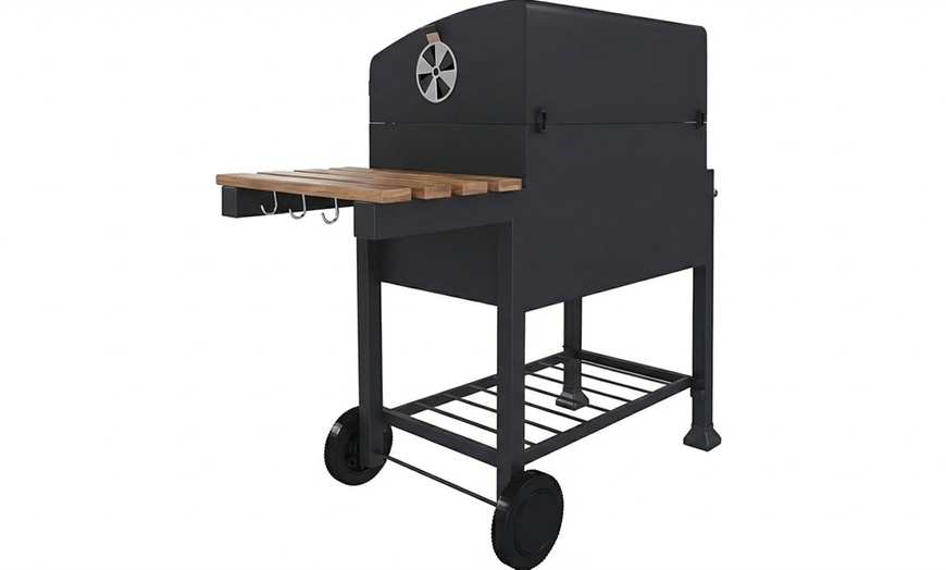 Image 4: Barbecue a carbone professionale con coperchio