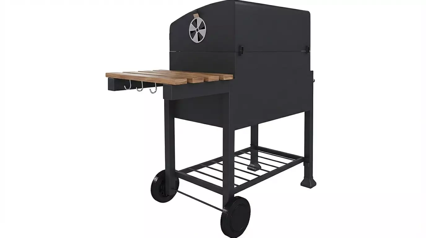 Barbecue a carbone professionale con coperchio