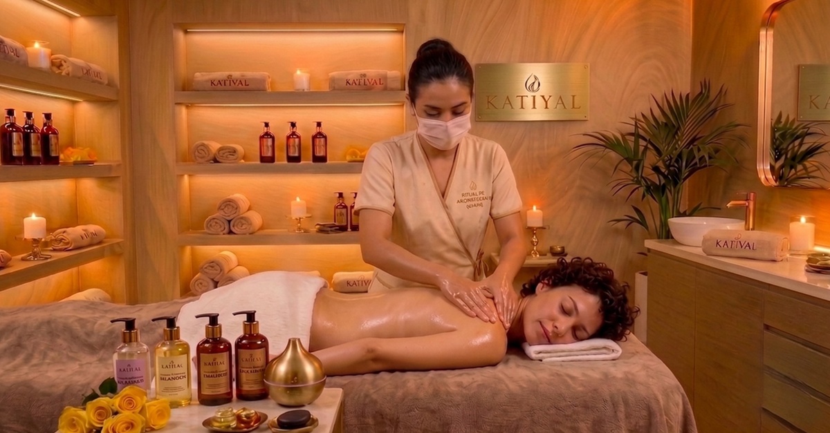 Ritual de masaje relajante con aromaterapia en Tenerife