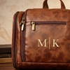 Image 4: Travel in Style With Personalized Vegan-Friendly Leather Toiletry Bag (Up to 85% Off)