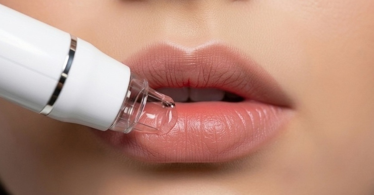 Tratamiento de hidratación de labios con Dermapen en Murcia