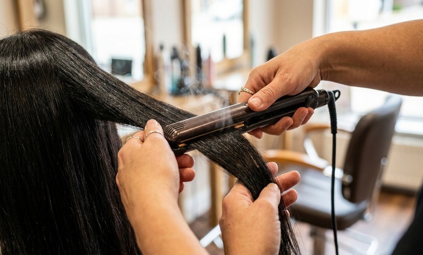Image 8: Get Silky Hair with Keratin Straightening Treatment & Optional Haircut