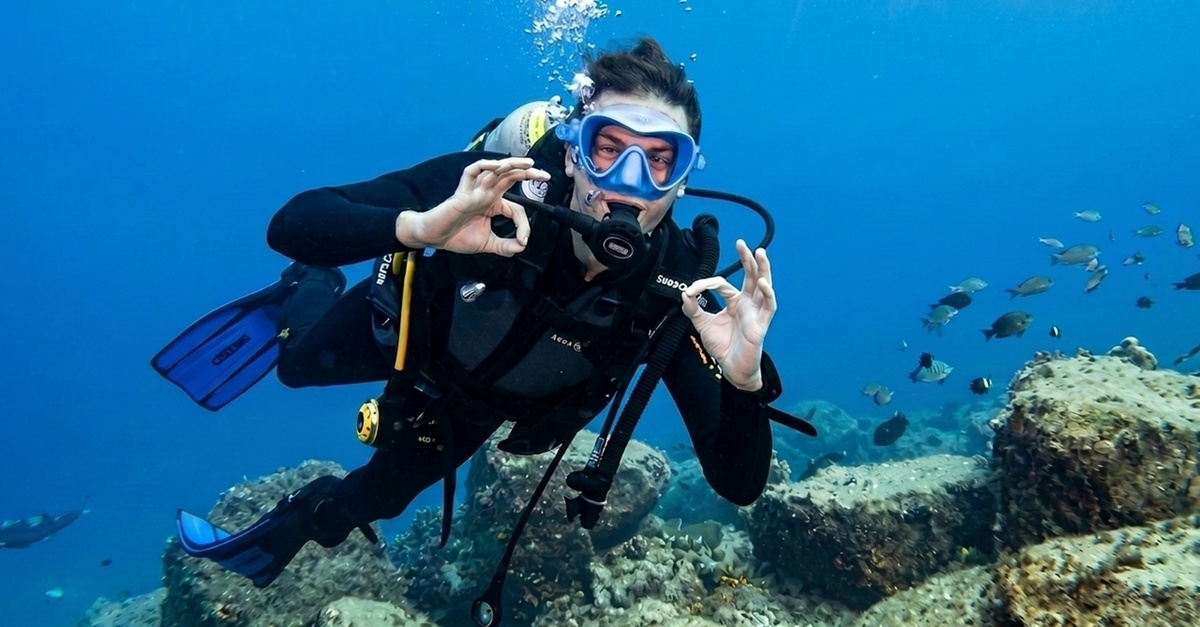 Bautismo de buceo para 1 o 2 personas en Tenerife