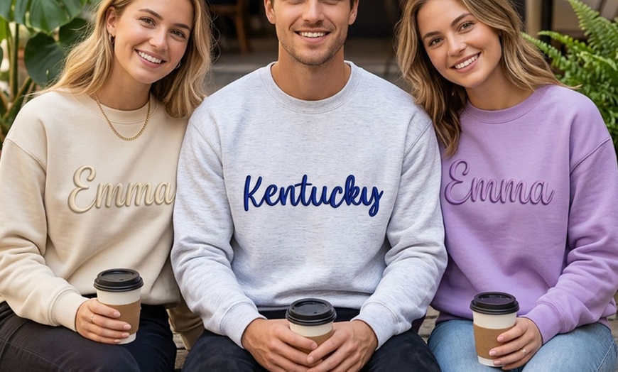 Image 5: Personalize a unisex hoodie for the perfect gift or stylish comfort!