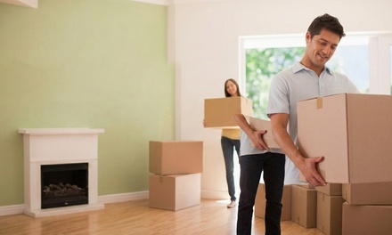4 Hours of Moving Service with Two Movers and Truck - Lightnin Fast Movers