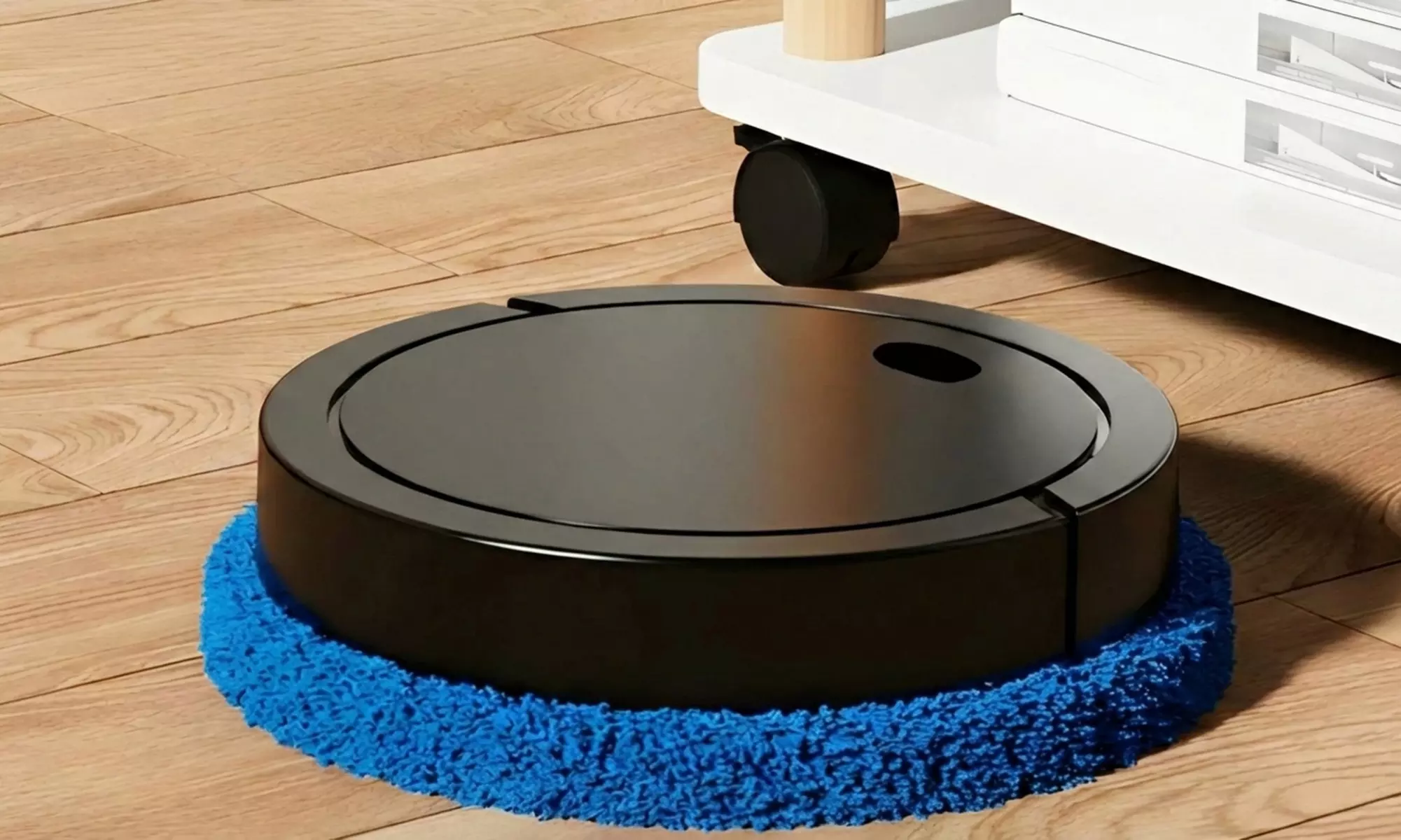 Robot de limpieza inalámbrico con mopa atrapapolvo