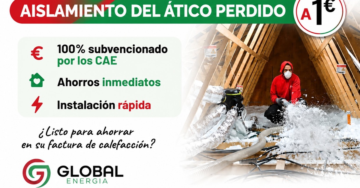 Servicio de aislamiento de vivienda en Madrid con ayudas CAE