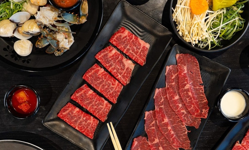 Image 8: Premium All-You-Can-Eat Hot Pot with Wagyu Beef & Homemade Sauces