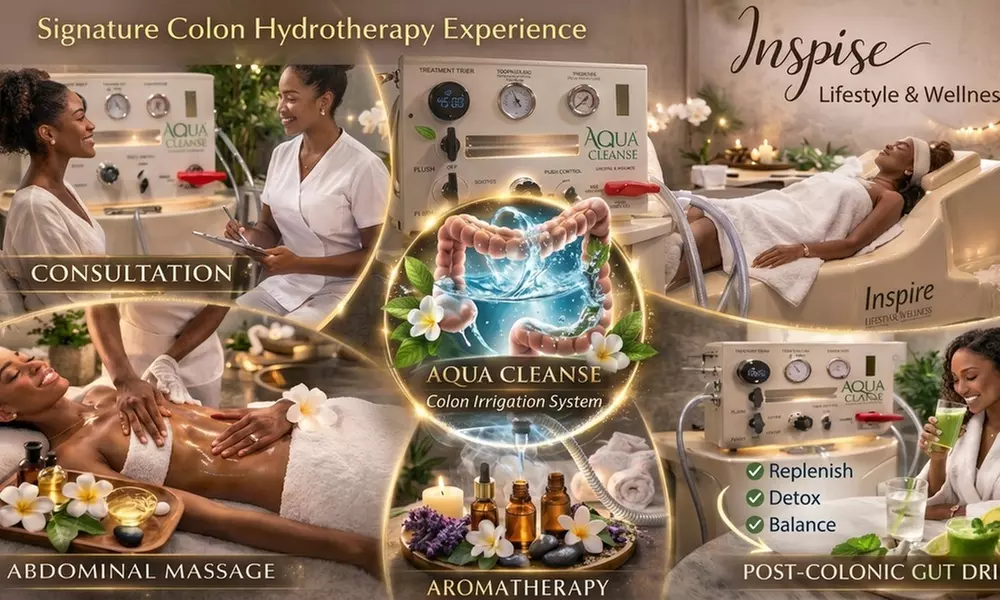 Colon Hydrotherapy Session with Consultation, Aromatherapy & Massage
