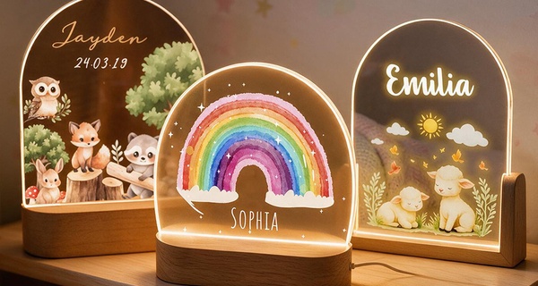Custom Kids Night Light from Justyling