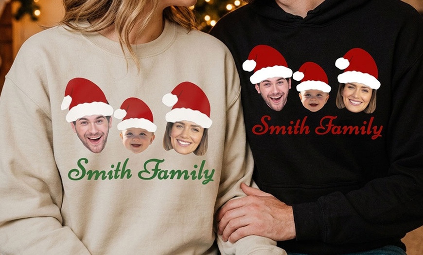 Image 4: Personalize a unisex hoodie for the perfect gift or stylish comfort!