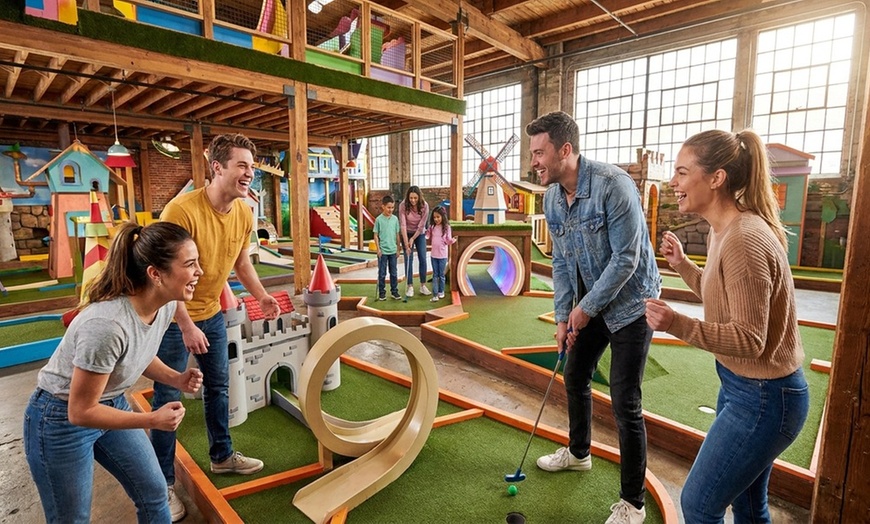 Image 4: Discover Indoor Mini Golf in a Welcoming Atmosphere at Lessard Lanes
