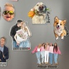 Image 19: Custom Photo Acrylic Fridge Magnets with Texts | Acrylic Gifts