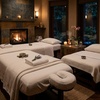 Image 4: 60-Minute Fireside Couples Massage with Aromatherapy: Unwind Together
