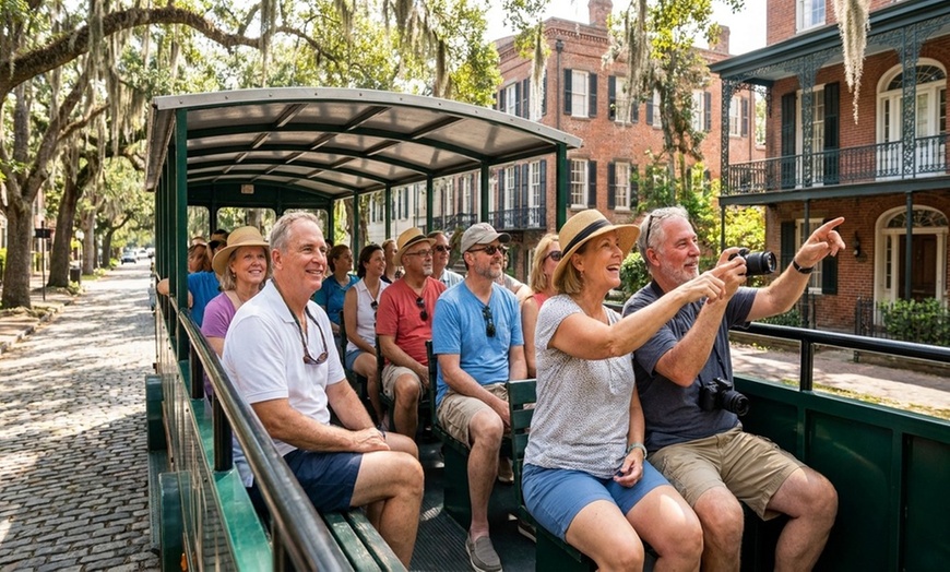 Image 2: Discover Savannah’s Story on a 75-Minute Narrated Trolley Tour