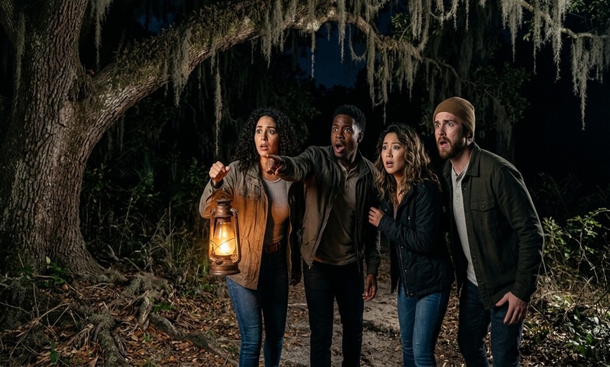 Image 8: Experience Destrehan Plantation Haunted Night Tour For 1,2 or 4