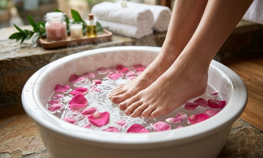 Image 6: Gel Manicure, Regular Pedicure, or SPA at Pinkie Salon (Up to 21% Off)