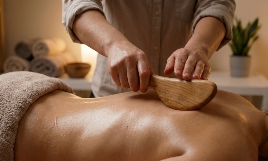 Image 4: Revitalize with Bamboo Massage: Wood Therapy Treatments Available