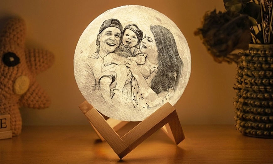 Image 8: 86% Off Personalized Moon Lamp from Justyling