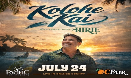 One Ticket - Rear Terrace on July 24, 2026 - OC Fair Kolohe Kai Hirie Orange County 2026