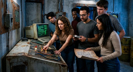 60 Minute Escape Room Experience for Four People; Valid Mondays, Thursdays and Fridays Only - Adventure Gamez Escape Room