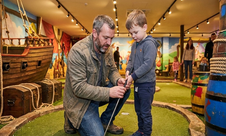 Image 7: Discover Indoor Mini Golf in a Welcoming Atmosphere at Lessard Lanes
