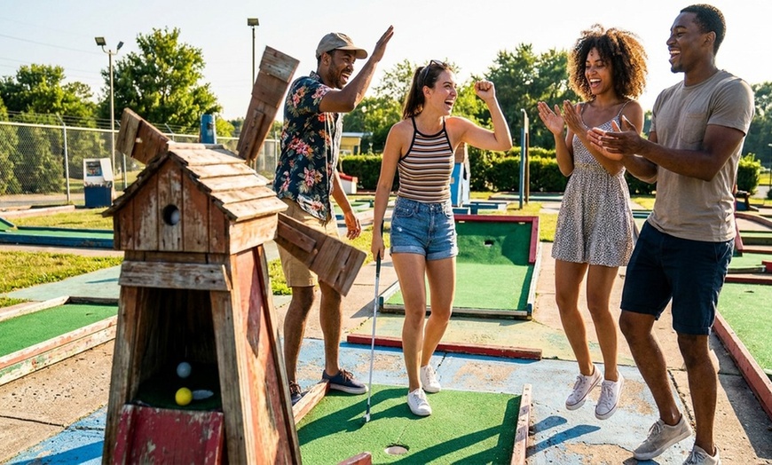 Image 6: Enjoy mini golf and batting cage fun for 2 or 4 rounds