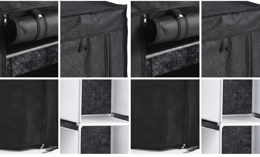 Image 3: Armadio guardaroba in tessuto