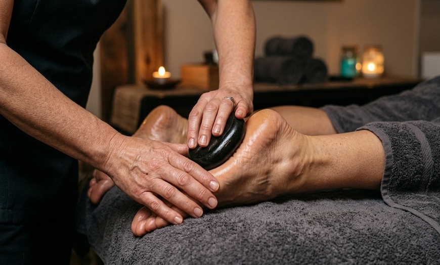 Image 2: Foot Massage for 1 or 2 with Hot Stones at Sunny Massage