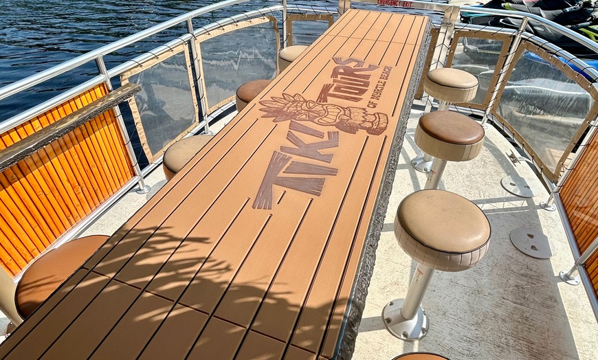 Image 4: Private Tiki Boat Cruises on Myrtle Beach's Intracoastal Waterway