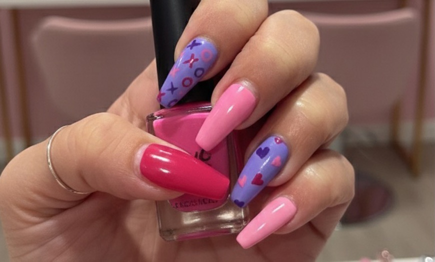 Image 6: Gel Manicure & Pedicure or Full Set Short Acrylic Nail with Gel Polish