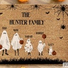 Image 1: Personalized Halloween Themed Doormats! 