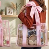 Image 1: Personalized Jelly Tote Bag with Custom Embroidered Strap