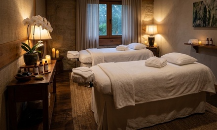 60 Min Combo Massage with Coconut Oil, Hot Towels, Hot Stones, Foot Scrub & Foot Soak - First Foot Massage