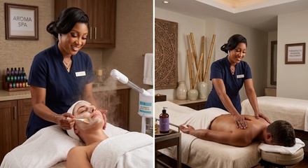 60 Min body massage of your Choice & Aromatherapy & 20 Min Signature Facial - Ogetayo Beauty Empire