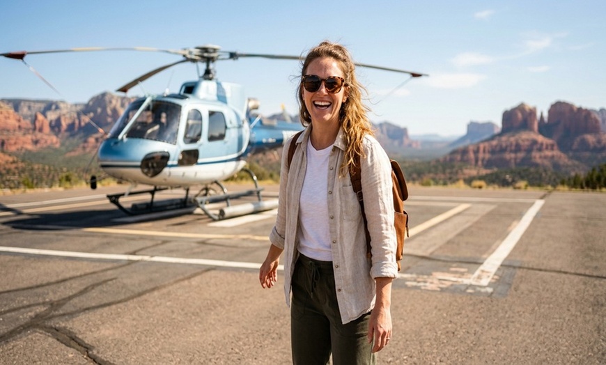 Image 4: Discover Sedona's Rock Formations on A Helicopter Tour!