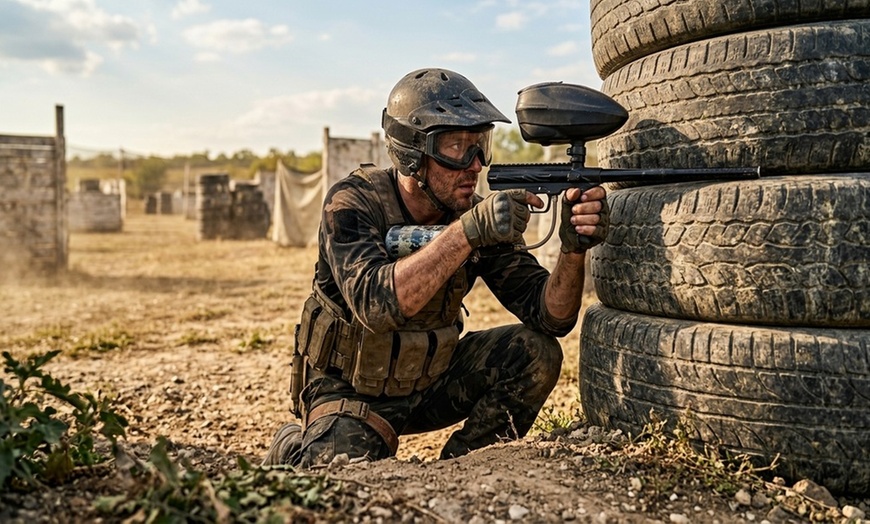 Image 7: Experience Thrilling Paintball Packages for One, Two, Four, or Ten Players