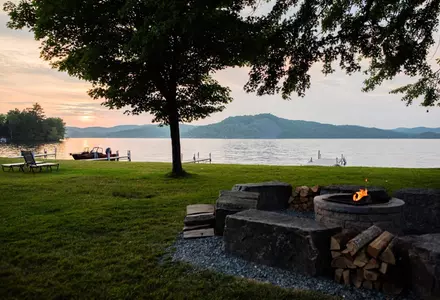 Lakeside firepits