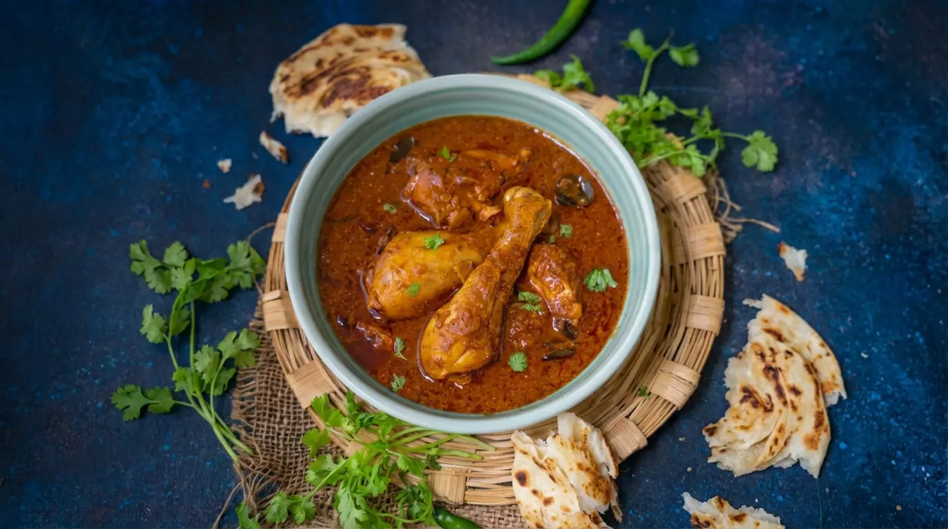 Indisches 3-Gänge-Menü für 1, 2 oder 4 Personen