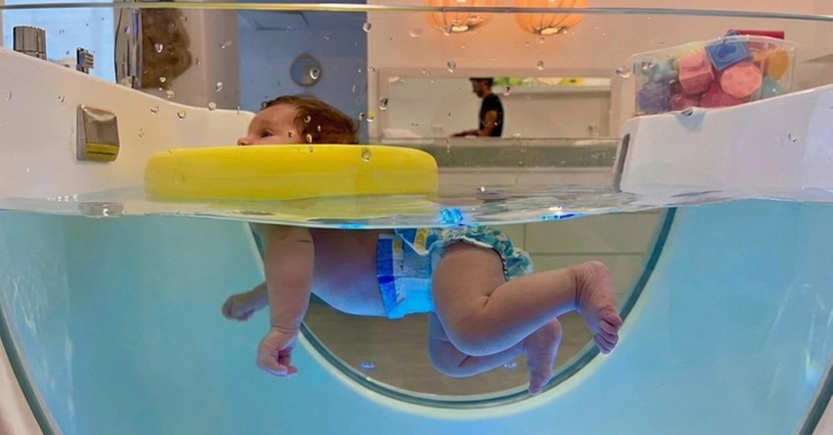 Spa privado para bebés con hidroterapia y masaje en Sevilla