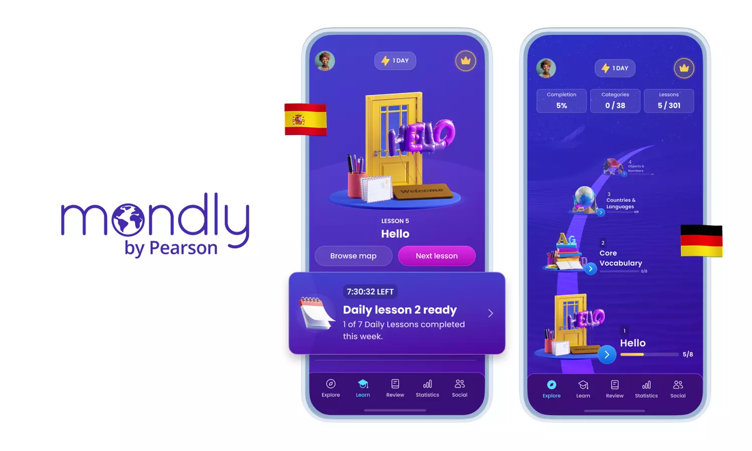 Up to 70% Off Mondly Language Learning Subscriptions