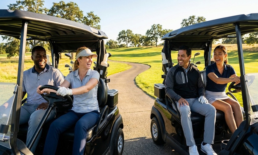 Image 2: Enjoy Golfing at Scenic Course: 18 Holes of Golf with Cart 
