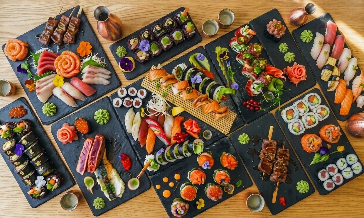 Groupony wartościowe do wydania na sushi i zestawy
