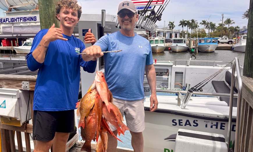 Image 2: 6-Hour Deep Sea Fishing: License, Rods, Bait & Fillet Service Included 