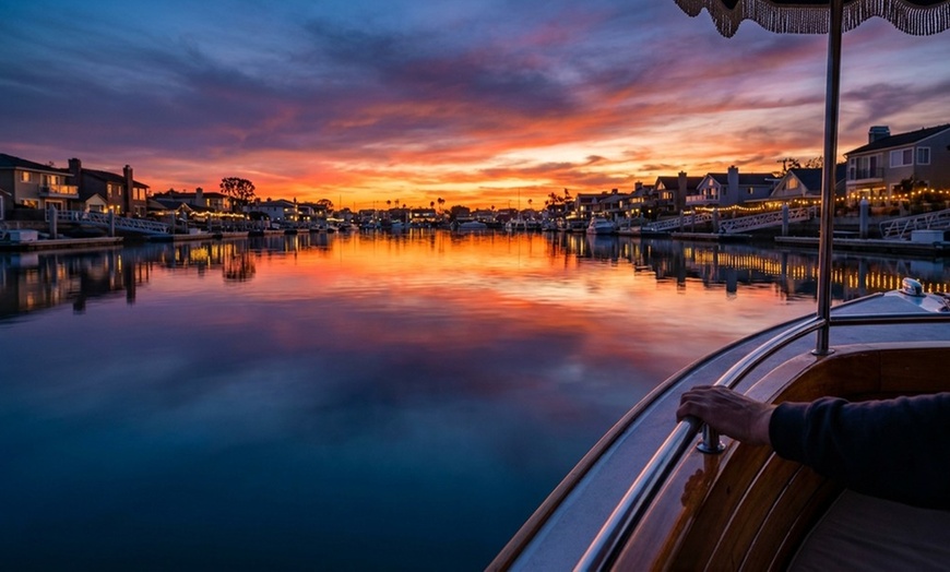 Image 6: Electric Duffy Boat Rentals – Newport Harbor Sunset Cruises